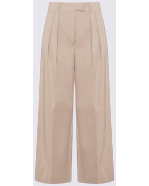 Anine Bing Trousers Light And Natural-Donna - Neutro