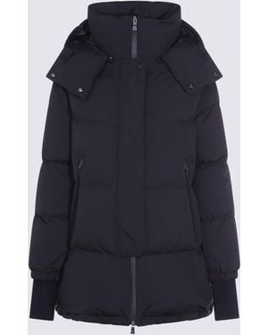 Herno Coats Blacks And Greys - Blue