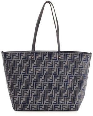 Fendi Roll Shoulder Bags - Black