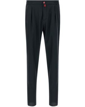 Kiton Pull-On Trousers - Blue