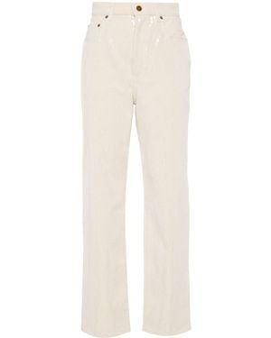 Golden Goose Jeans Light And Natural - White