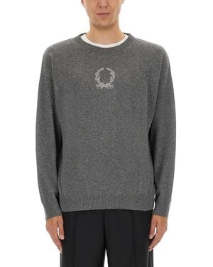 Moschino Wool And Cashmere Pullover - Grey