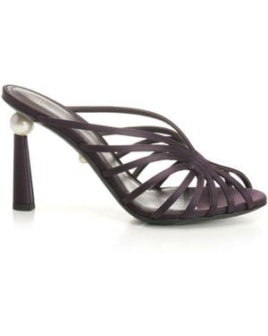ALEVI Venus 095 Reby Satin Sandals - Multicolour