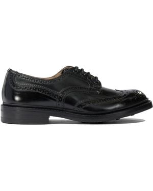 Tricker's Bourton Lace-Up Shoes Nero-Uomo