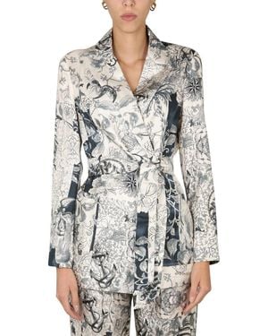 Etro Kimono Jacket - Gray