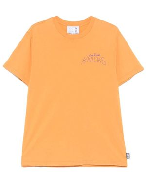 Maison Labiche X Nba Cotton T Shirts - Orange