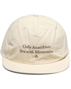 Mountain Research "Only Anarchist Live With Mountains" Hat - Natural