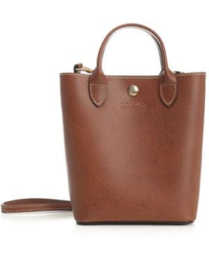Longchamp Shopping Bag Xs Épure Handbags Brown