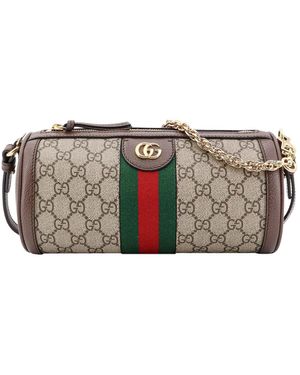 ショルダーバッグ GUCCI Gg supreme fabric shoulder bag Gucci Gg Supreme Fabric Shoulder Bag With Iconic Web Detail