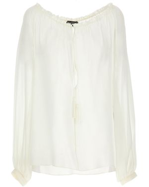 Tom Ford Silk Blouse Camicie Bianco-Donna