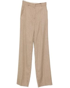 Max Mara Neutral Trousers - Natural