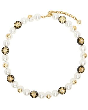 CASABLANCA Spoke Wheel Necklace - Metallic