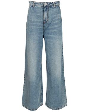 Ami Paris Ami Super Wide-Leg Jeans - Blue
