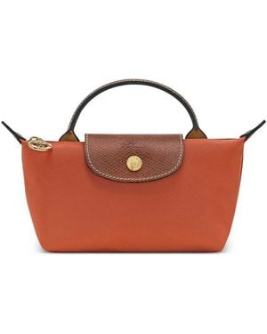 Longchamp Orange Shoulder Bags - Red