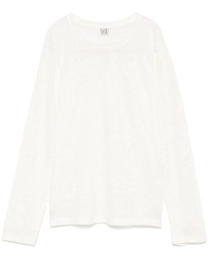 Baserange Maglioni Lino-Donna - Bianco
