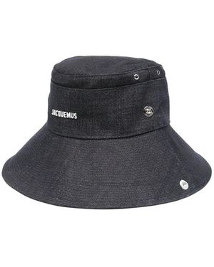 Jacquemus Cappelli Cotone-Uomo - Nero