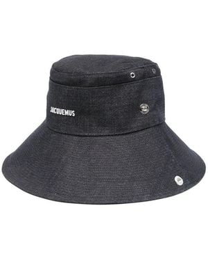 Jacquemus Cotton Hats - Black