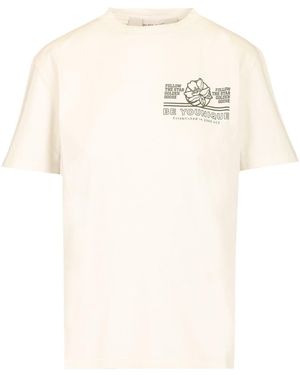 Golden Goose Journey W's Regular Light Cotton Jersey With Print T-Shirt - Natural