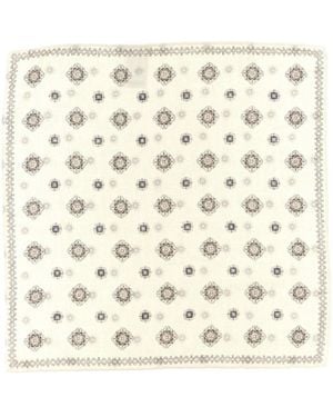 Brunello Cucinelli Double Face Silk Pocket Clutch - Natural