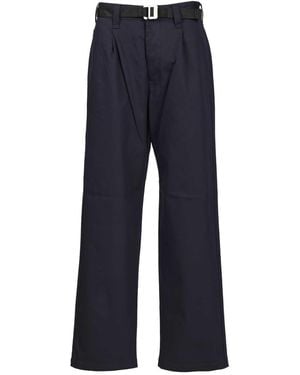 Stone Island Stretch Gabardine Chino Pants - Blue