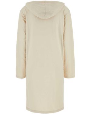 Prada Cotton Mesh Dress in Blue | Lyst