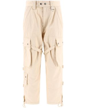 Isabel Marant Straight Trousers For - Natural