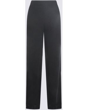 Allude Trousers Blacks And Greys-Donna - Grigio