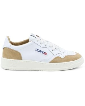 Autry Sneakers Wht/Copper-Uomo - Bianco
