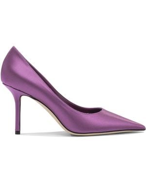 Jimmy Choo Love 85 Mm Heeled Shoes - Purple