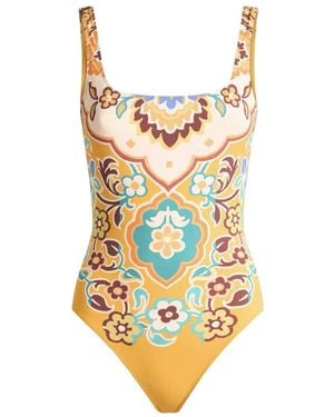 Etro Printed One-Piece Swimsuit-Donna - Metallizzato