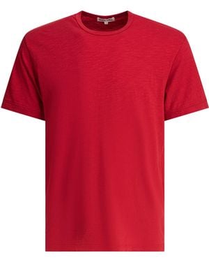 Alex Mill Cotton T-Shirt T-Shirts - Red
