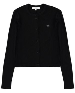 Maison Kitsuné "baby Fox" Cardigan - Black