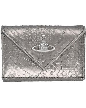 Vivienne Westwood Calf Leather Wallet - Grey