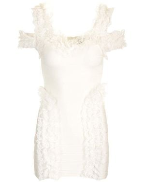 SELF PORTRAIT RESIDENCY Fitted Mini Dress Dresses - White