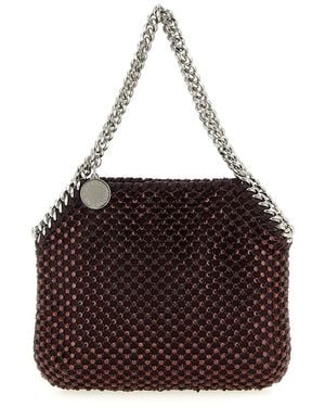 Stella McCartney Falabella Nano Hand Bags Bordeaux - Brown