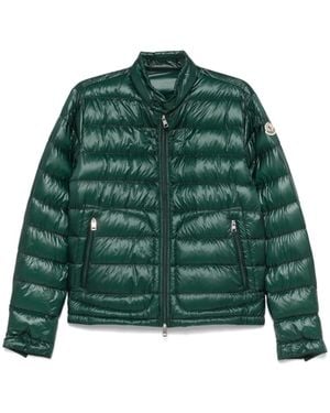 Moncler Acorus Lightweight Short Down Jacket - Green