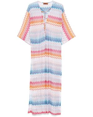 Missoni Abiti Blu Argento-Donna - Multicolore
