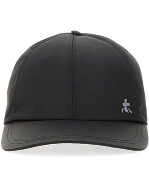 Premiata Hat With Visor And Logo-Uomo - Nero