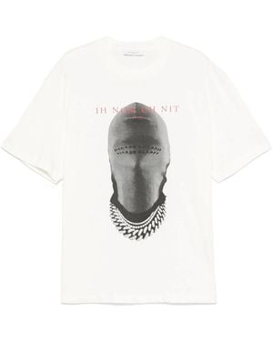 ih nom uh nit Cotton T Shirts - Grey