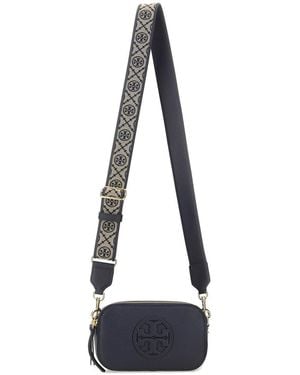 Tory Burch Mini "Miller" Shoulder Bag - Blue