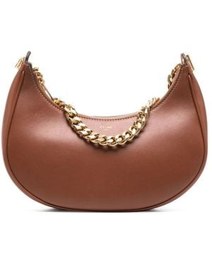 Celine Leather Shoulder Bags - Brown