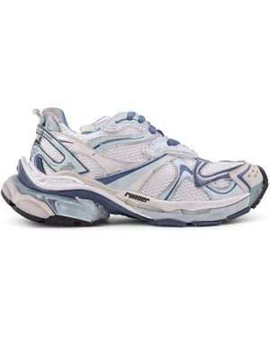 スニーカー BALENCIAGA  Balenciaga Sneakers Men Fabric White/Blue Balenciaga x adidas Track Forum sneakers for Men - White in