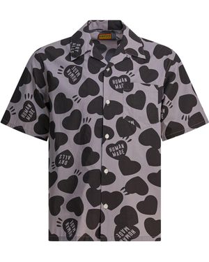 Human Made Heart Vacation Shirts-Uomo - Nero