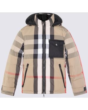 Burberry Coats Light And Natural - Multicolour