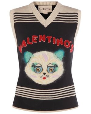 Valentino Sweaters Nero/Multi-Donna