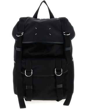 Maison Margiela High Tech Medium Zaini Nero-Uomo