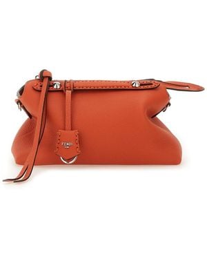Fendi By The Way Saddle Bag Medium - Red