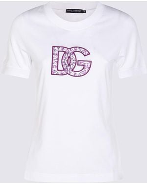 Dolce & Gabbana T-shirts And Polos Light And Natural - White
