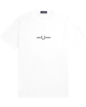 Fred Perry T-Shirt With Logo - White