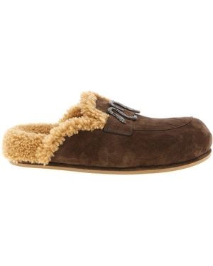 Rene Caovilla Morgana Flat Shoes - Brown